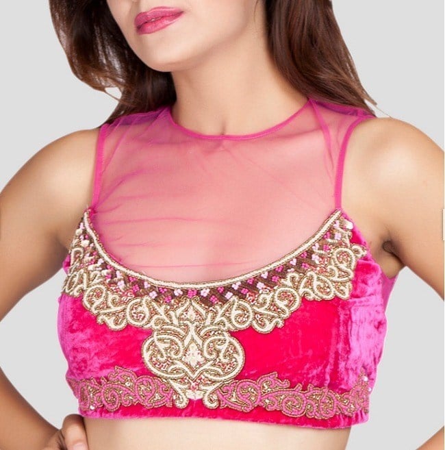 half net ka blouse