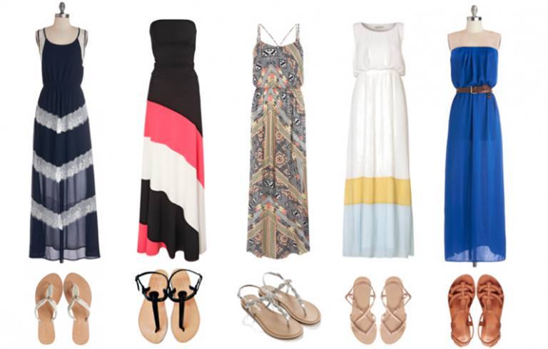 What Shoes To Wear With Maxi Dress
