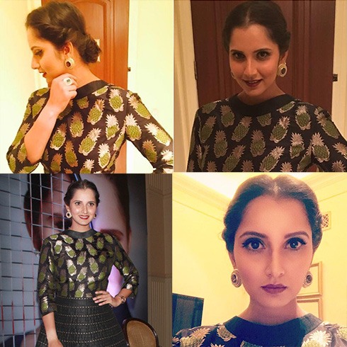 Sania Mirza makeup