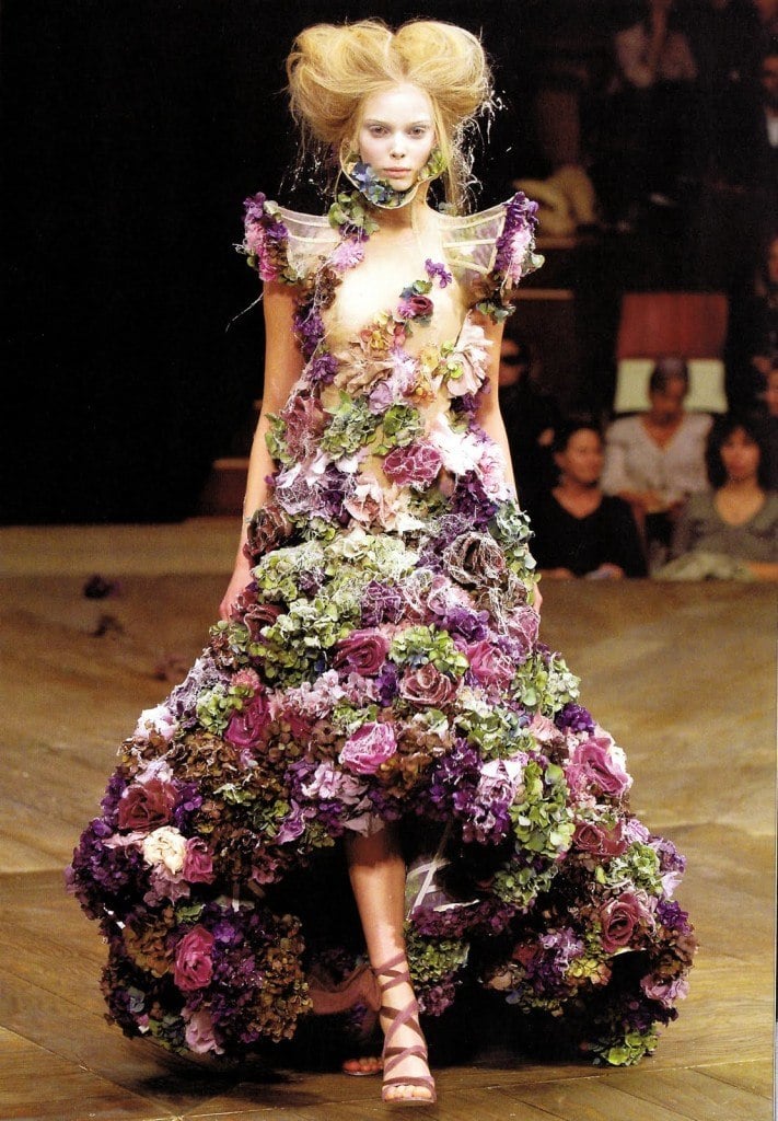 Dresses Made Up of Real Flowers You Didn't Know