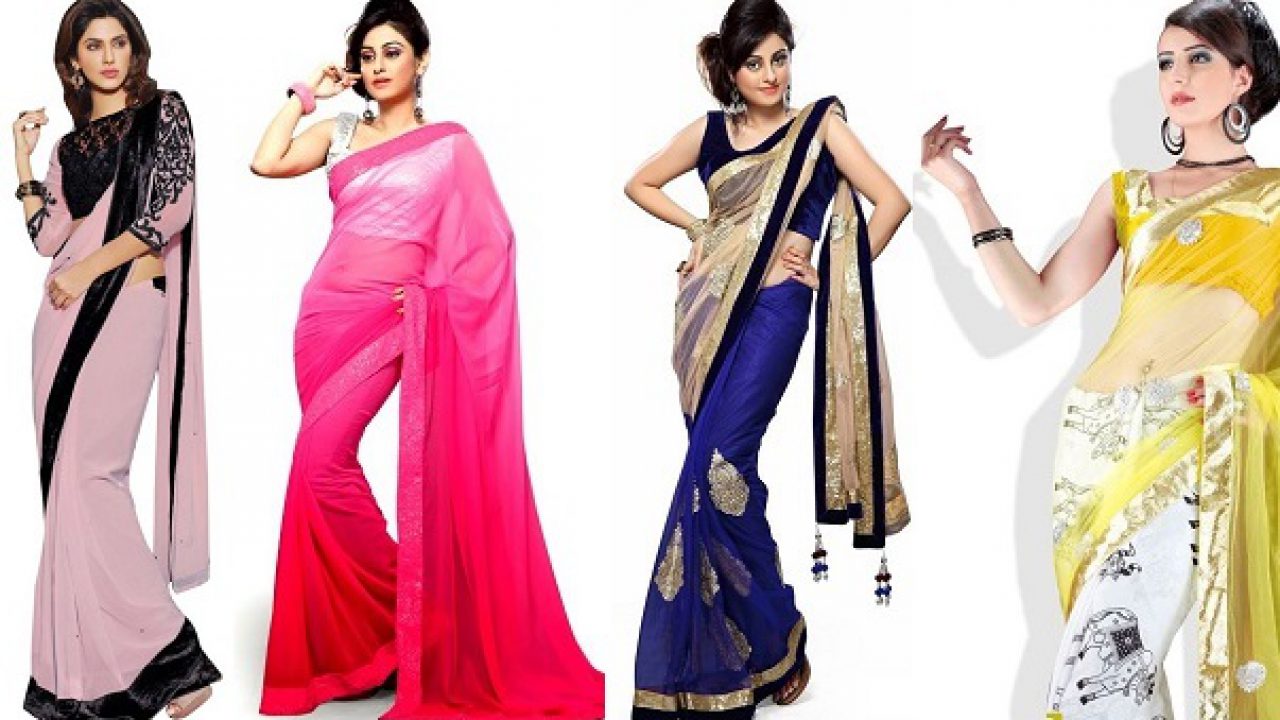 saree for freshers party