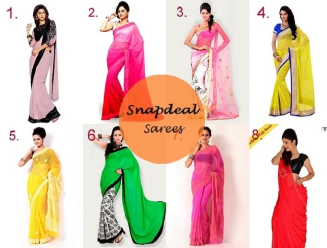 5 Best Farewell Sarees from Snapdeal for College Graduates