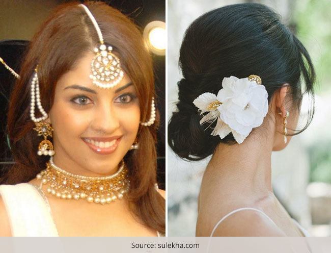Indian Wedding Hairstyles for Short Hair Top 10 Gorgeous Hairdos for the  DDay