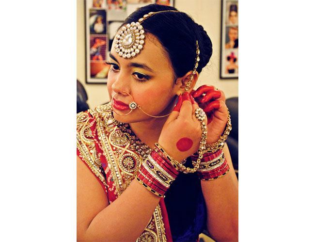 the beautiful gujarati bride – bridal hairstyle, bridal