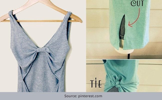 27 DIY T-Shirt Cutting Ideas To Try On Your Old Outfits For New Look