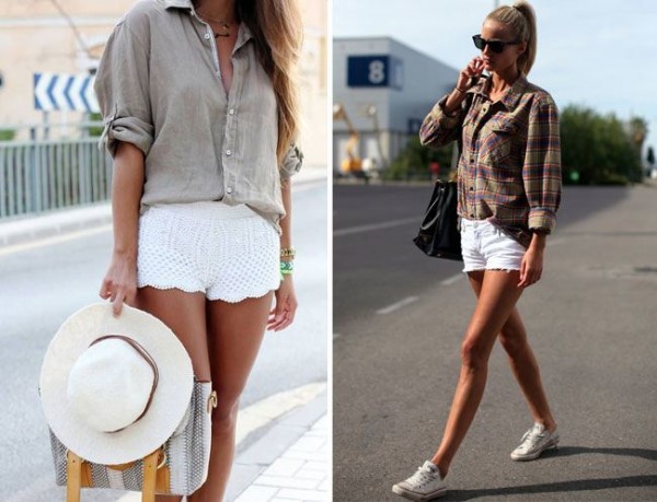 Different Ways to Wear the Boyfriend Shirt