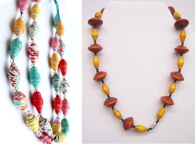 DIY - How to Make Paper Necklaces