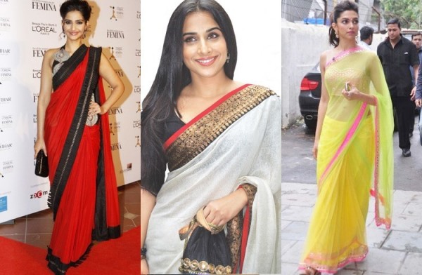 Celebrity Sarees Trend Alert! - The Plain Saree