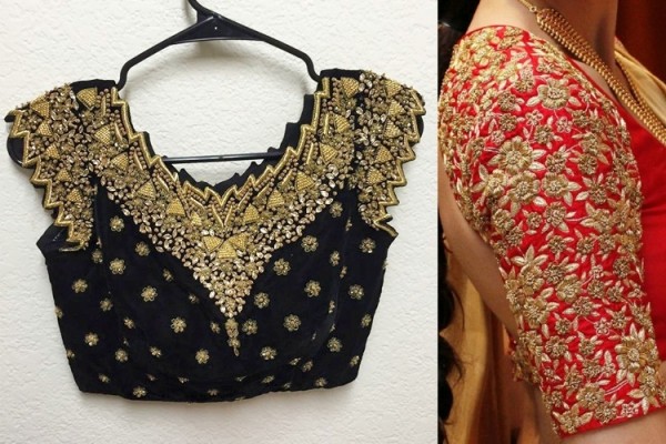 Embroidered Blouse Designs With Zardozi For Every Occasion