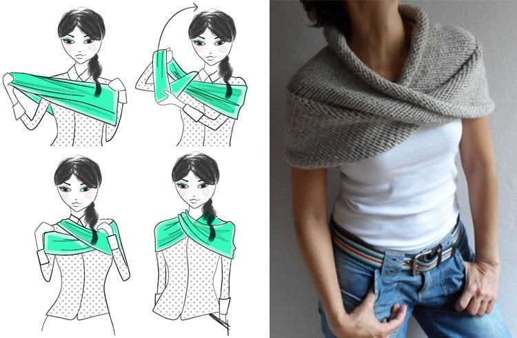 How To Wear An Infinity Scarf in Infinite Ways