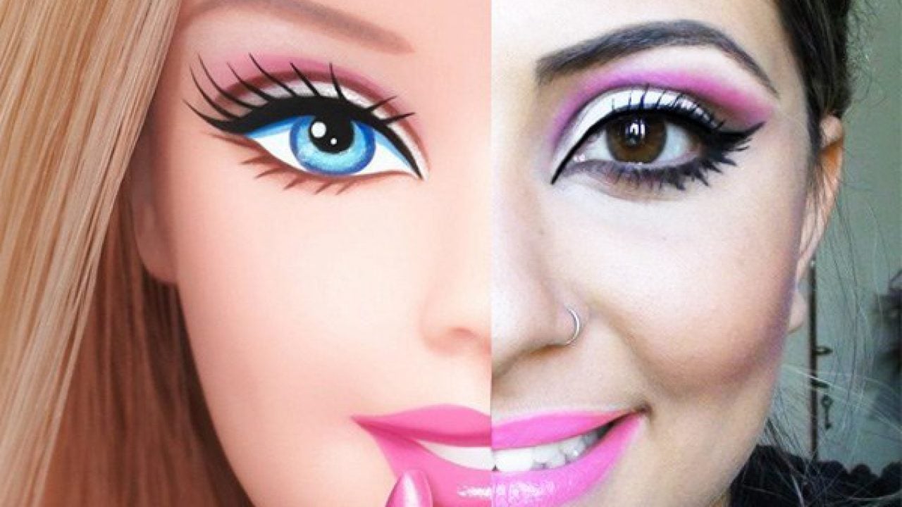 barbie makeup style
