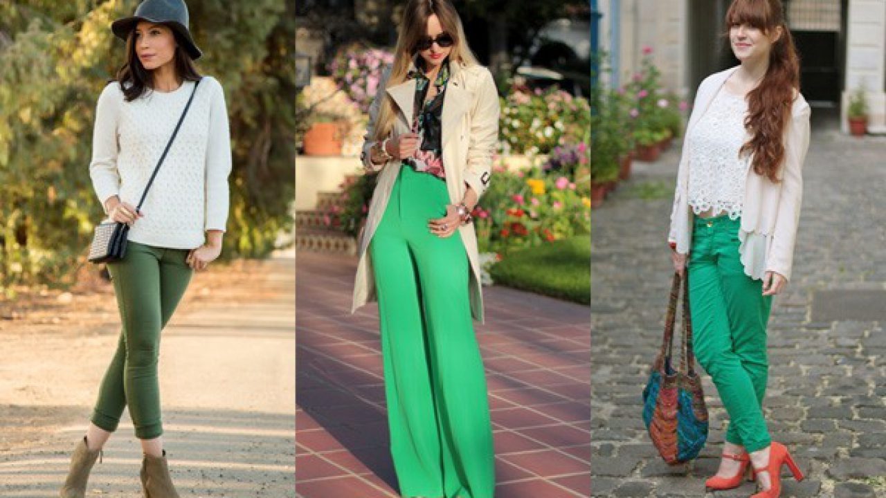 tops that go with green pants