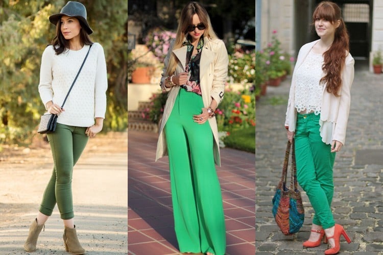 Bright Green Pants Outfit Ideas Kelly Green Emerald Green Pants  Combination  YouTube