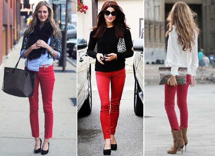 Style Tips On How To Wear Red pant