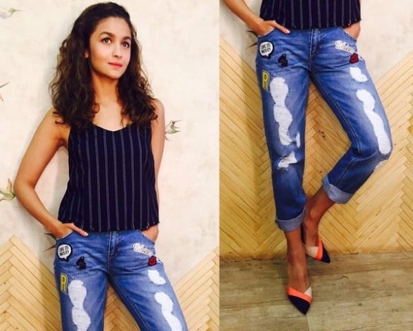 Alia Bhatt Does Denims For Kapoor And Sons Promotions