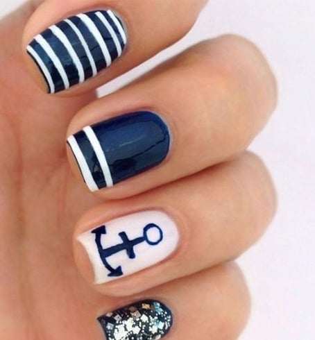 Blue Nail Designs: Blue Is Not The Coldest Colour After All!