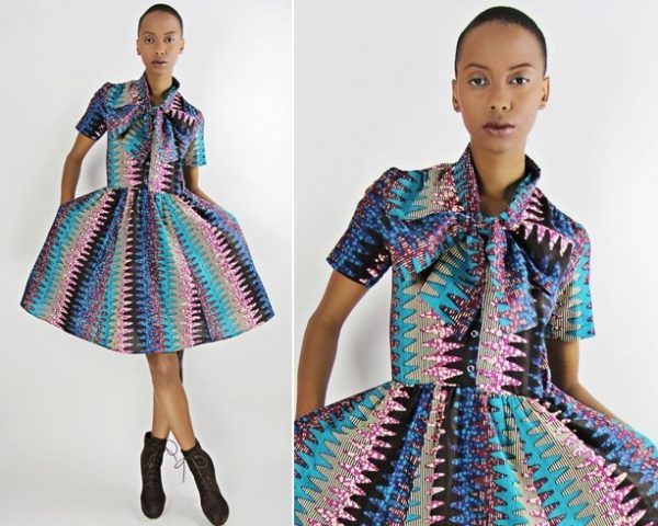 Chic Modern African Print Dresses For Indian Summers On The Streets 