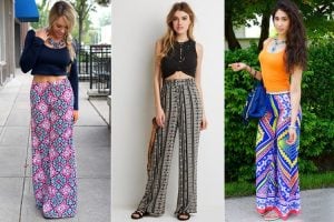 printed palazzo pants myntra