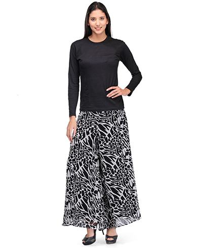 Enticing And Alluring Spring-Friendly Printed Palazzo Pants
