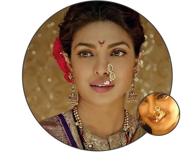 Anuradha Art Multi Colour Styled with Bajirao-Mastani Maharashtrian Nath Nose  Ring for Women : Amazon.in: Jewellery