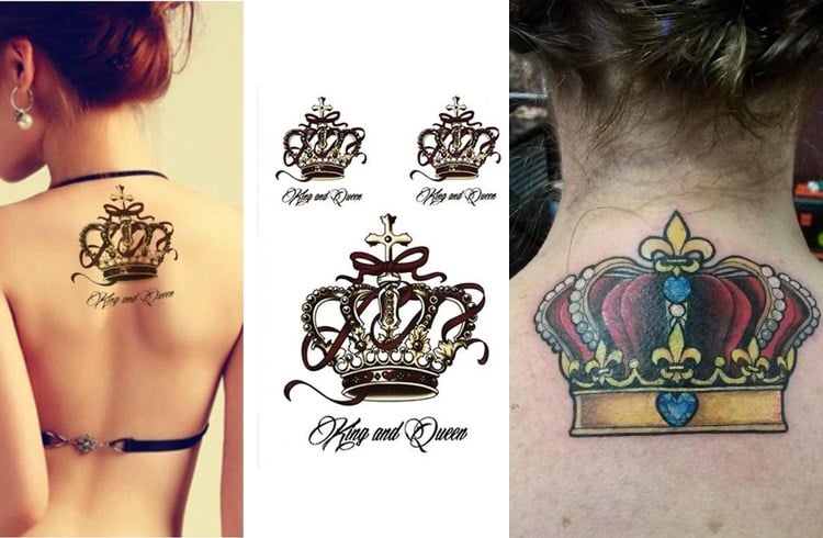 Crown Tattoos  Small crown tattoo Crown tattoos for women Crown tattoo  design