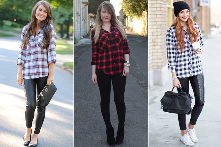 https://www.fashionlady.in/wp-content/uploads/2016/12/plaid-shirt-with-leggings.jpg
