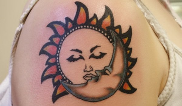 Forbidden Images Tattoo Art Studio  Tattoos  Small  American Traditional  Sun  Moon