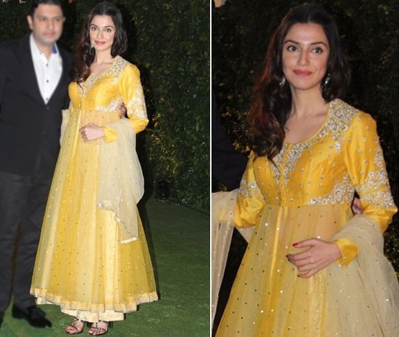 Check Out B-Town Ladies High Dose Of Ethnic Styles At A Wedding Reception