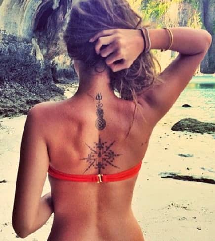 70 Appealing Bikini Line Tattoo Designs To Explore