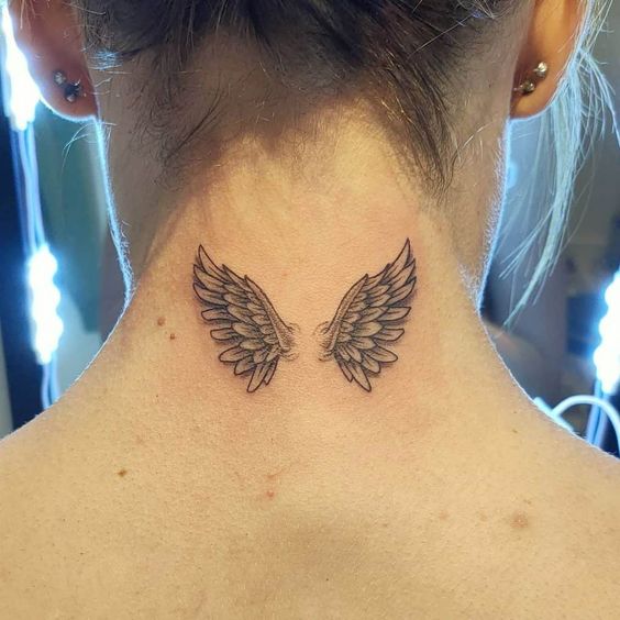 30 Trendy Back Neck Tattoo Designs For Women