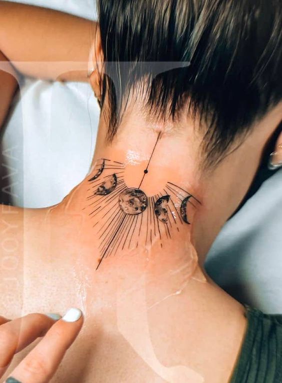 Neck Tattoo Designs  15 Front and Back Neck Tattoos For Females 2021