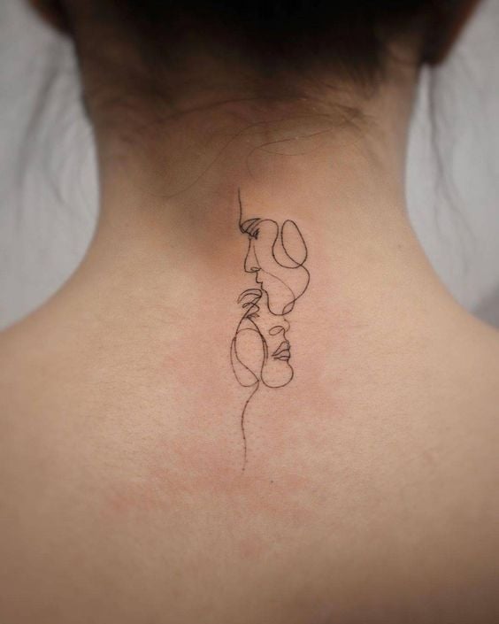 16 Pretty Back of the Neck Tattoos That Have Us Obsessed PHOTOS   CafeMomcom