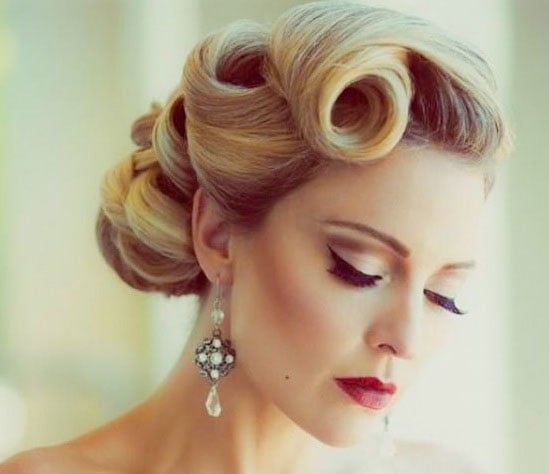 50s INSPIRED VINTAGE UPDO HAIRSTYLE TUTORIAL  YouTube