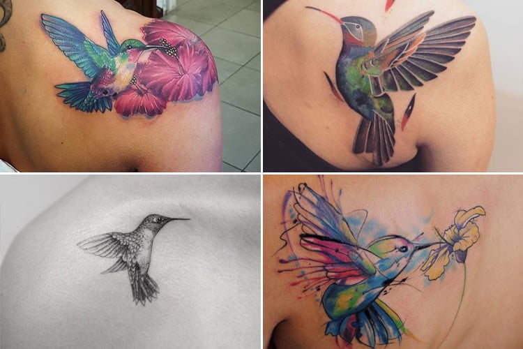 Hummingbird and flowers tattoo by Adrian Bascur  Post 22061