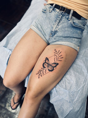 Thigh tattoos for women  the ultimate It girl musthave