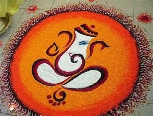 Latest Ganesh Rangoli Designs, Ideas And Pictures For 2022