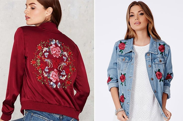 Roses Are Red, Leaves Are Green, Embroidered Clothes Are Back In The Scene!