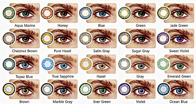 eye colors lost to time