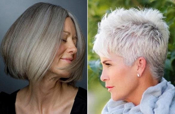 A Range Of Medium Hairstyles For Thin Hair Women Over 50 Can Flaunt