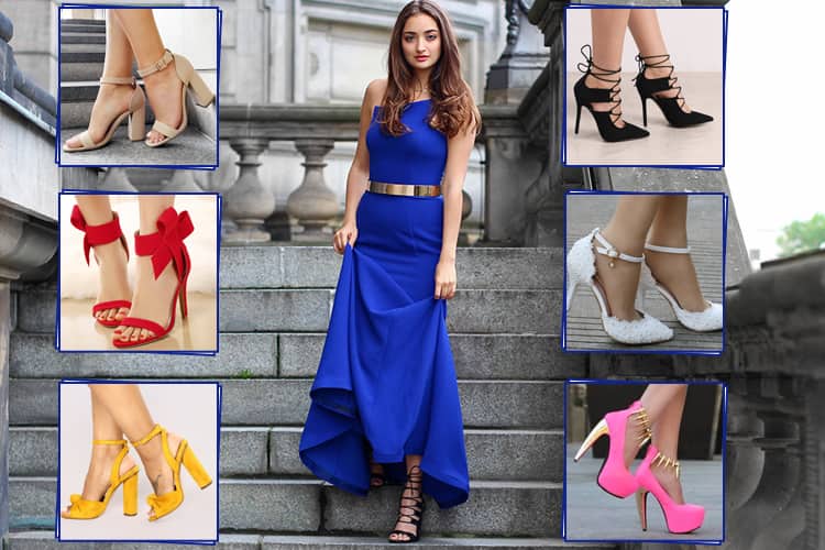 outfits to wear with blue shoes
