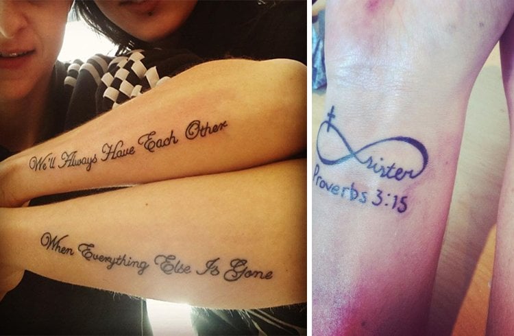 25 Matching Sister Tattoos To Celebrate Your Special Bond