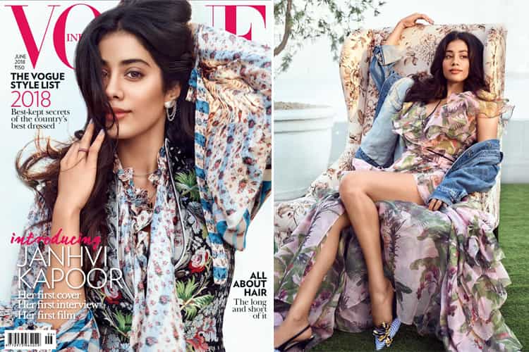 Janhvi Kapoor On Vogue Cover Indian Fashion Blog With Latest Trends For Women Fashionlady