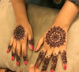 Tikki Mehndi Designs For Every Girl ( Round Mehndi Designs )