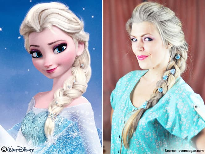 Frozen Hair Tutorials  Elsa and Anna Hacks