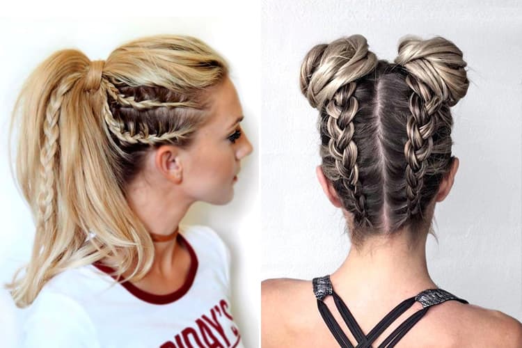 How to look good while you workout  3 longlasting hairstyle tutorials you  can wear all day  Hair Romance