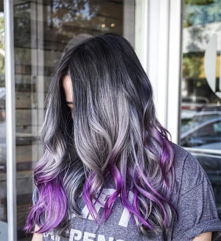 Hair color purple Lilac hair Lavender hair colors