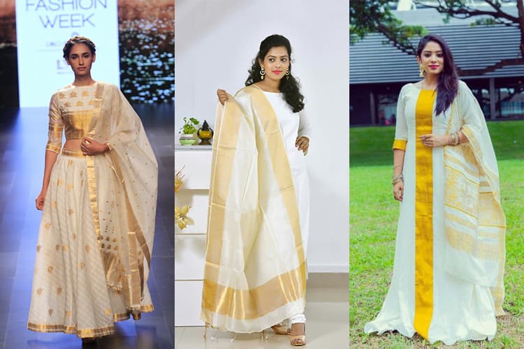 Kerala Traditional Dress Man Woman Vector Stock Vector (Royalty Free)  1603434580 | Shutterstock
