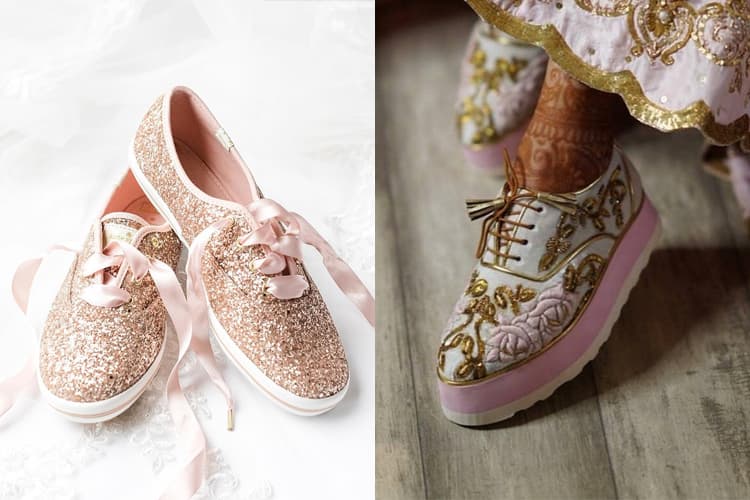 wedding day sneakers